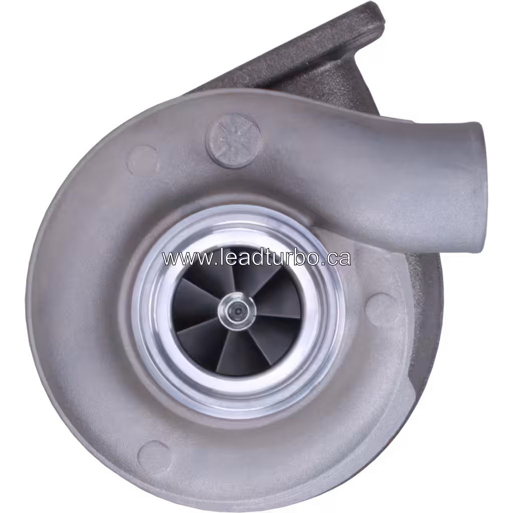 Turbosprężarka zamiennik do silnika John Deere 6068H widok z przodu