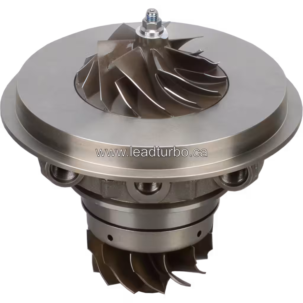 Vista lateral del core turbo HX55W reemplazo industrial