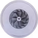 Core turbosprężarki HX55W FOR 4089863 widok z przodu