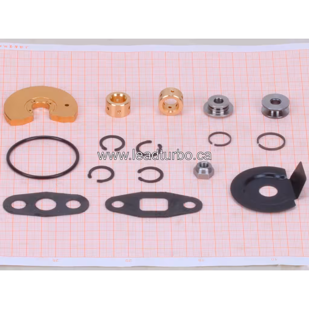 Kit de reparación 315382 para turbocompresor J96-1 con componentes metálicos y juntas