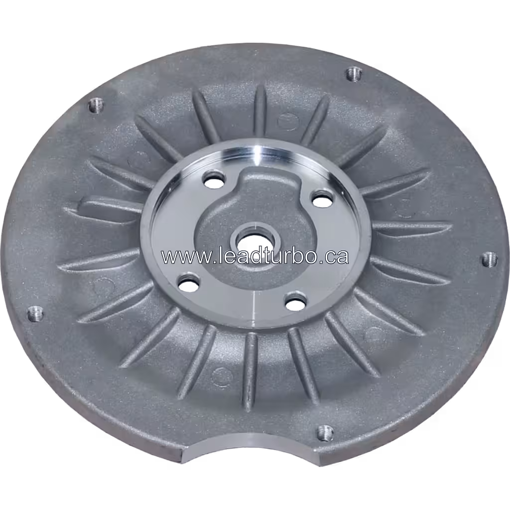 Placa Traseira de Turbocompressor J96 8971397241 BP bottom 45 degree view