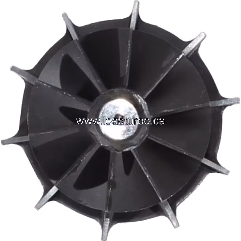 Vista lateral da roda de turbina 17290-54060 para Toyota Hi-Ace