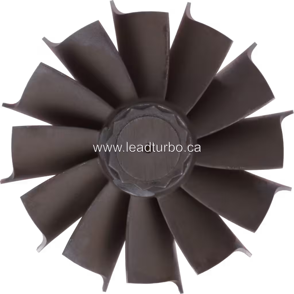 Roda de Turbina 4045531 TW para Turbo HX60 Scania top view