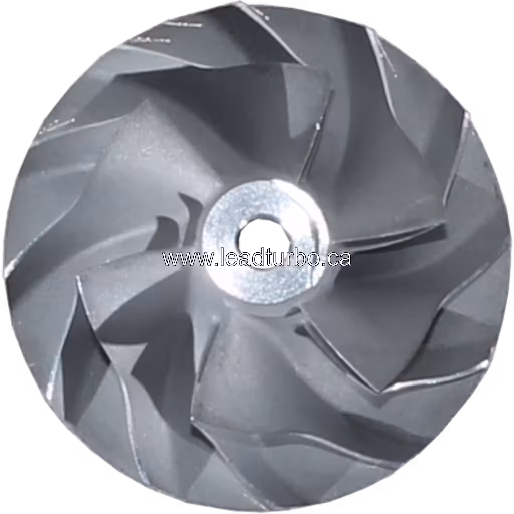 Roue de compresseur 49135-08000 CW pour TF035HM-12T Mitsubishi 4D56 top view