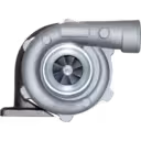 Turbo 6137-82-8200 TO4B59 para Komatsu PC200-3 S6D105 thumbnail 4