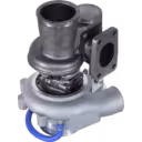 Turbocompresseur HX25W montrant le boîtier turbine et le flanc de montage
