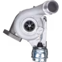 Turbocharger 53039700122 inlet and outlet ports