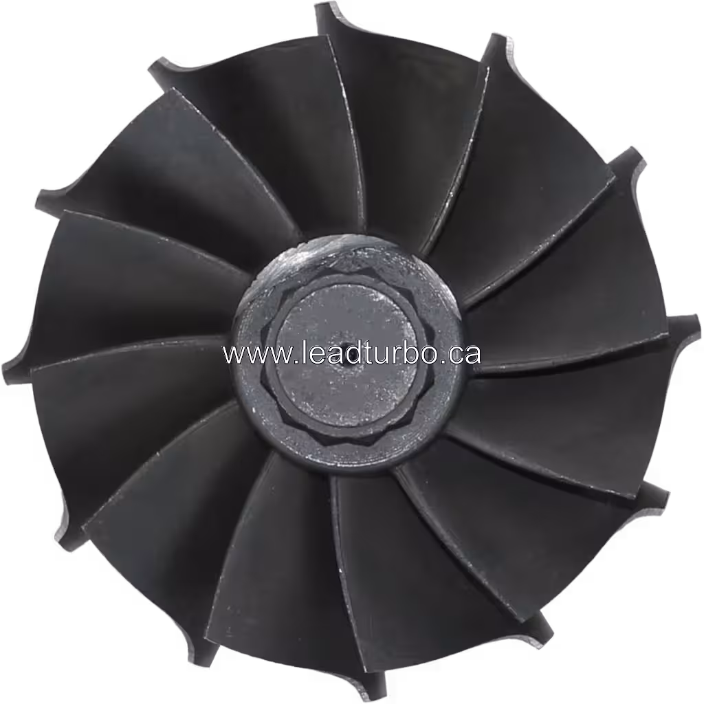 Roue de turbine 4031437 TW pour turbo HX55 IVECO CURSOR 10 top view