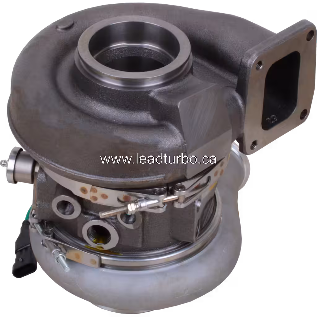 Turbosprężarka 4033191 HY40V – zamiennik do Iveco Cursor 8 bottom 45 degree view
