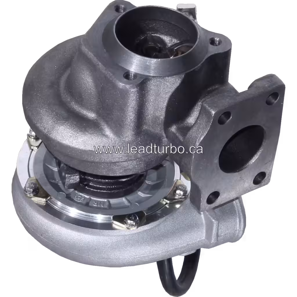 10R9569 GT2052 Turbolader Ersatz fuer Perkins T4.40 & CAT E312C bottom 45 degree view
