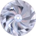 Aftermarket FOR 85151094 CW compressor wheel with radial machining texture on blade surfaces