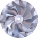 Composant turbo HX35W roue de compresseur en aluminium