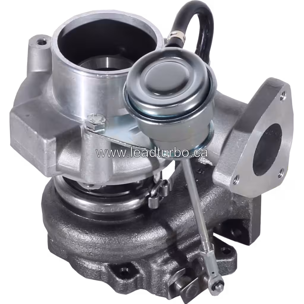 Turbo TD04 6208-81-8100 para Komatsu PC130-7 SAA4D95 45 degree view