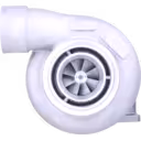 Turbosprężarka 6505-68-5020 KTR110L-3H4E widok z przodu