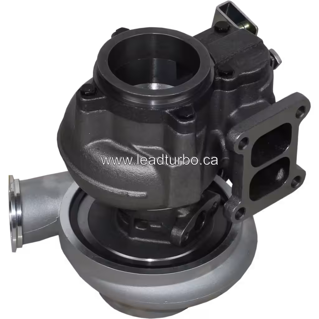 Турбокомпресор 3536404 HX40W для Cummins 6CTA 300HP bottom 45 degree view