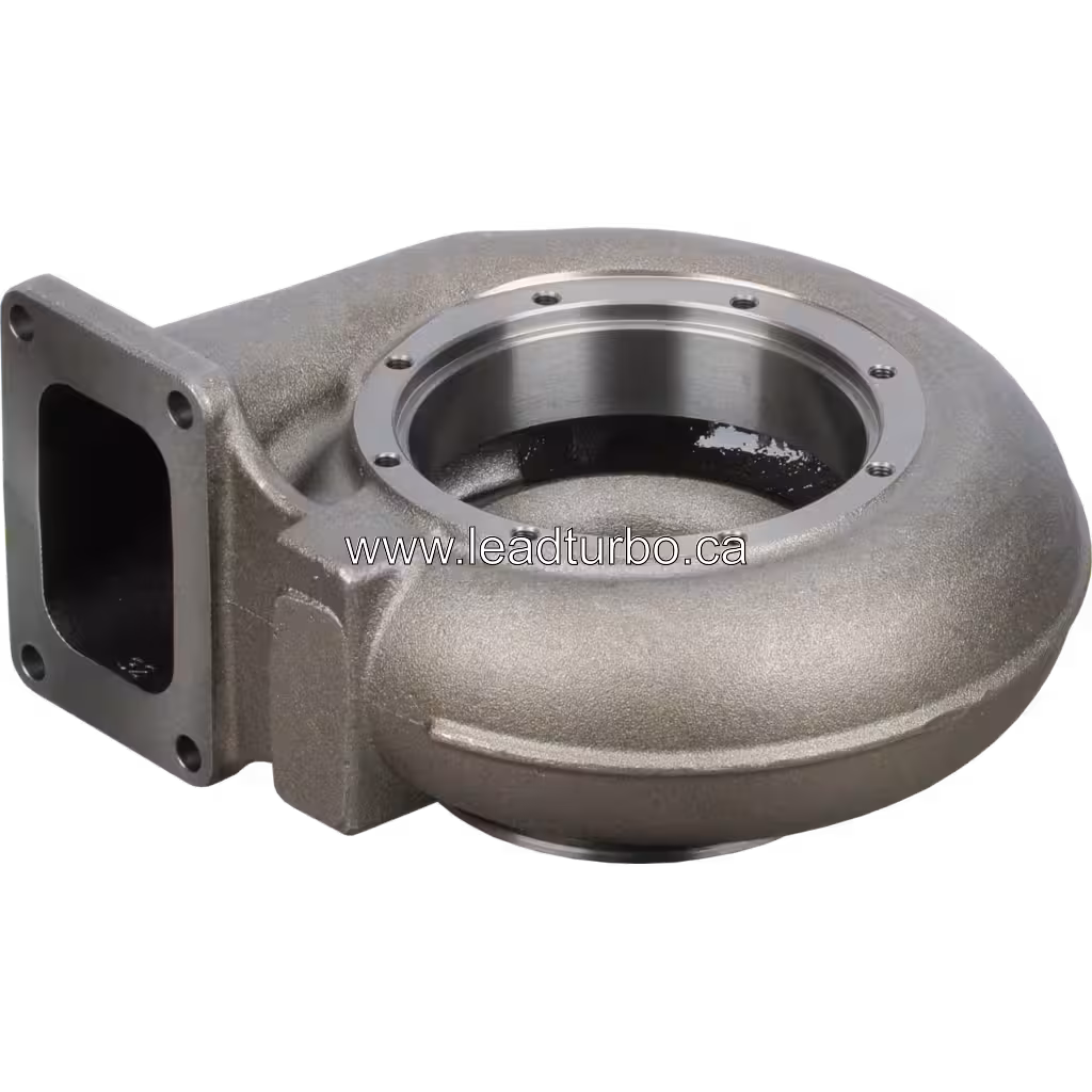 Корпус турбіни турбокомпресора 3597475-CAST-3 HX82 для Cummins QST30 1341HP bottom 45 degree view
