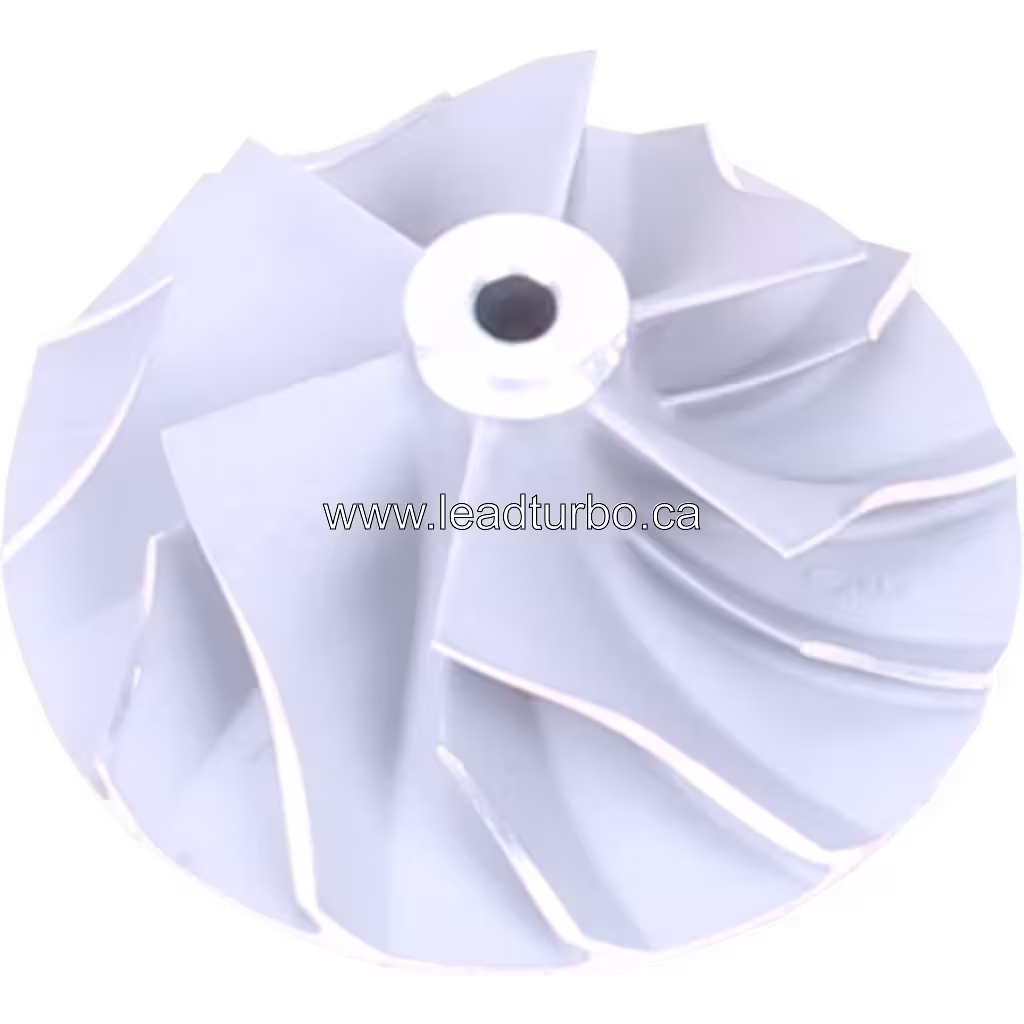 4043584 CW Compressor Wheel J96 Turbocharger Replacement 45 degree view