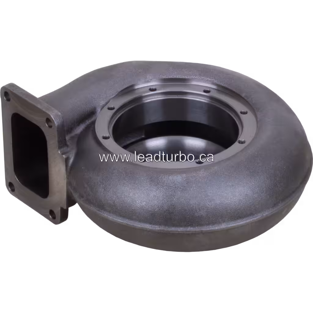 Carter Turbine 3524726 HC5A pour Turbocompresseur Cummins KTTA38 bottom 45 degree view