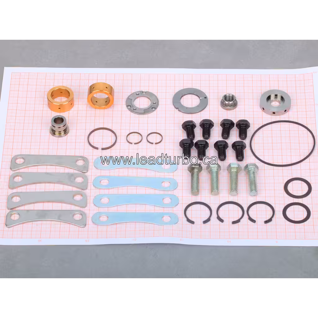 Kit de réparation turbocompresseur 468416-0000 TL9102 pour CAT 3412 45 degree view