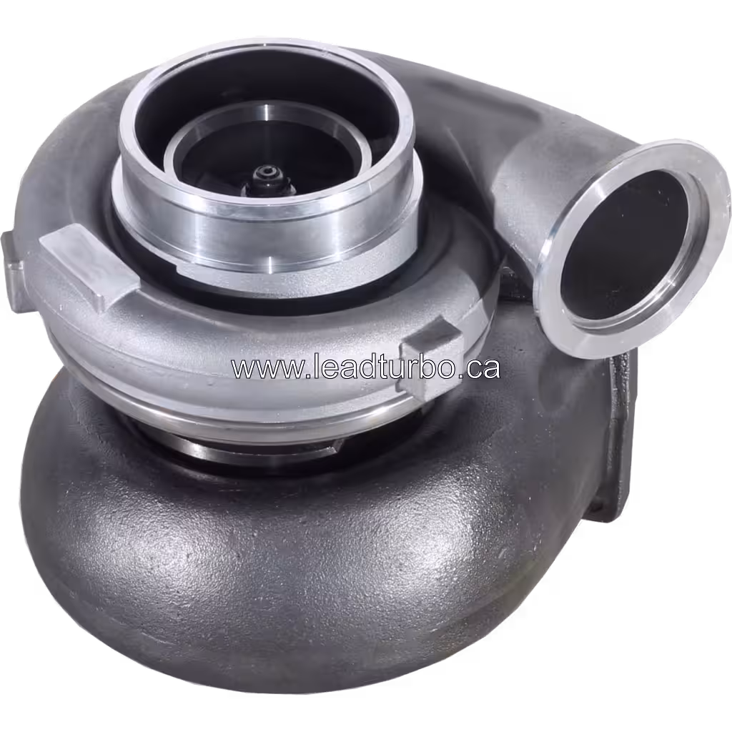 Front view of 23518597 turbocharger assembly
