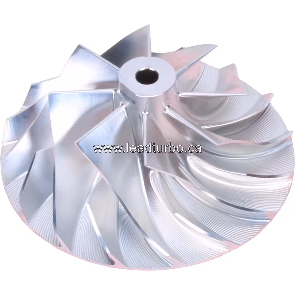 4035398 HE551W Compressor Wheel for Volvo MD13 Tier 3 Turbocharger 45 degree view