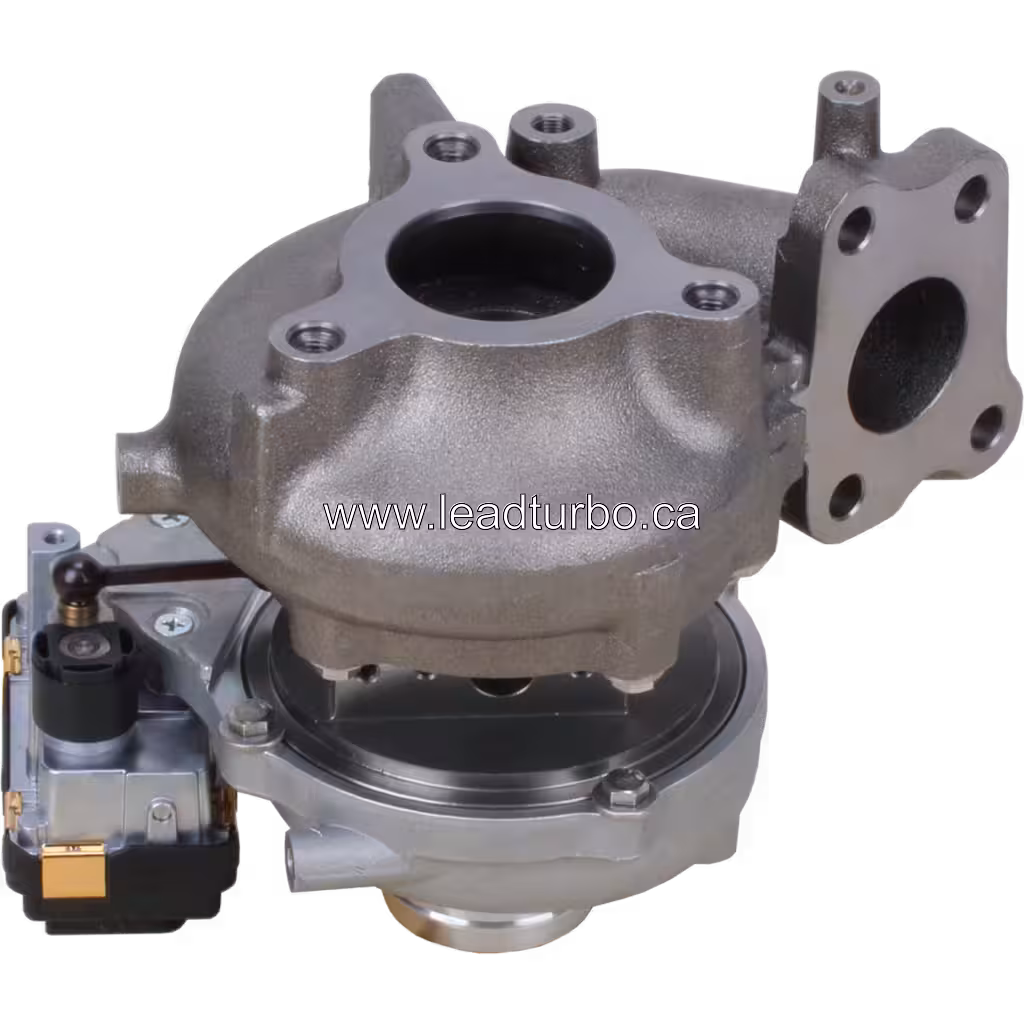 BV45 Turbolader Vorderansicht mit Steller