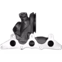 Carcasa de turbina GT1238S FOR 724961-5002S TH vista frontal