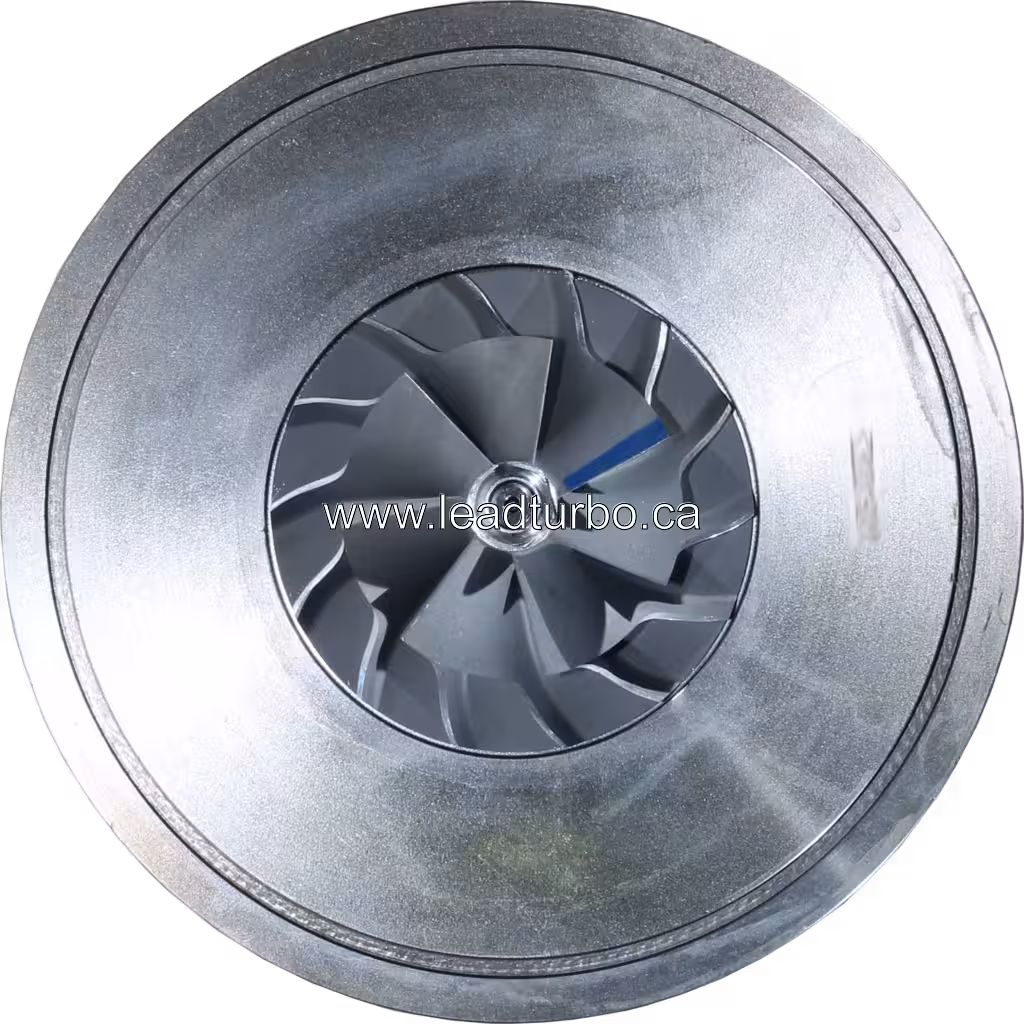 Vista frontal del core de turbocompresor FOR 53299887113 para MAN D2866LF