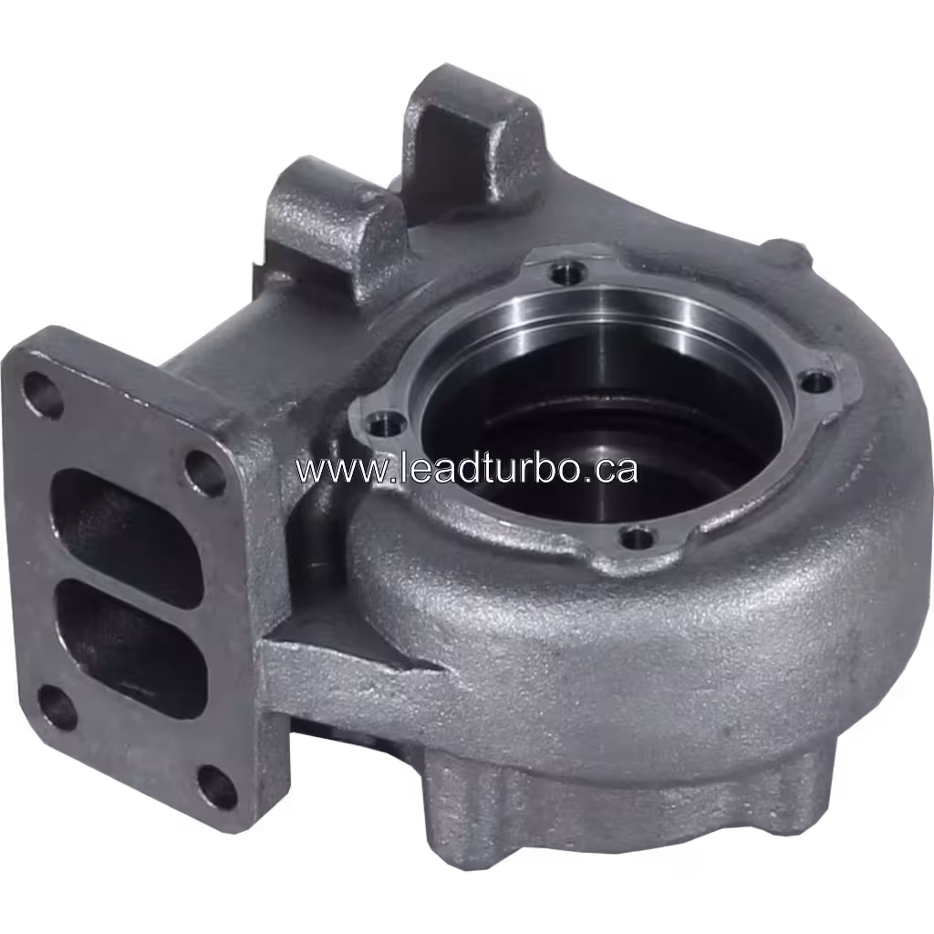 Корпус турбіни турбокомпресора для Daewoo DH220-5 Cummins 6BT bottom 45 degree view