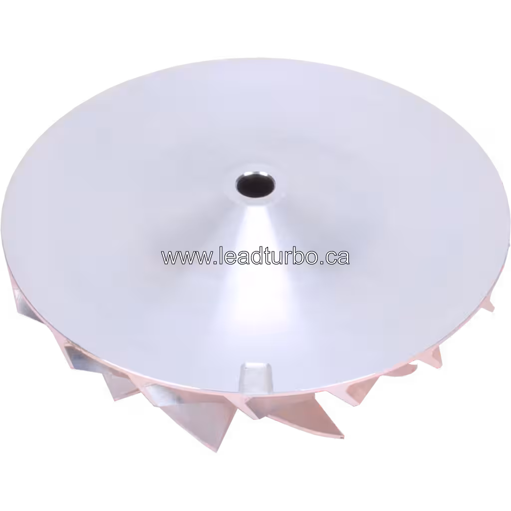 Roue de compresseur 4035398 pour Turbo HE551W Volvo MD13 bottom 45 degree view