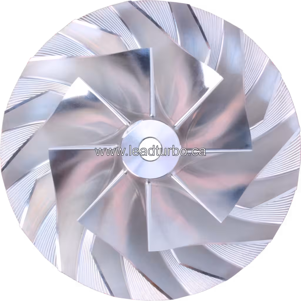 Roue de compresseur 4035398 pour Turbo HE551W Volvo MD13 top view