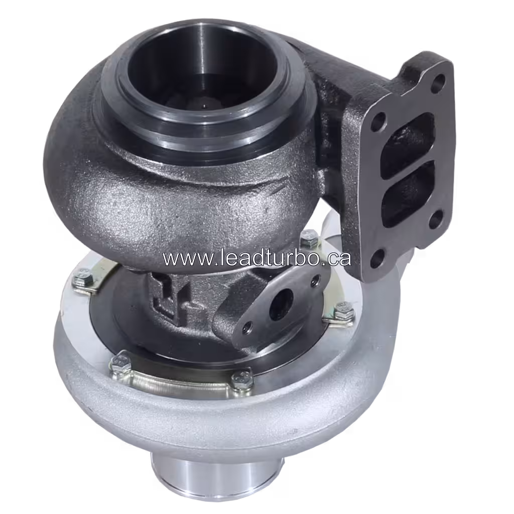 Detalle de la carcasa del turbo para motor Caterpillar 3116