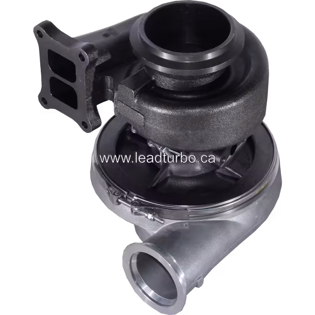 Турбокомпресор 3536804 HT60 заміна для Cummins 96N14 bottom 45 degree view