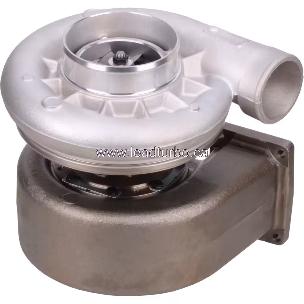 Турбокомпресор 3594164 HX80 заміна для Cummins KTA50 45 degree view
