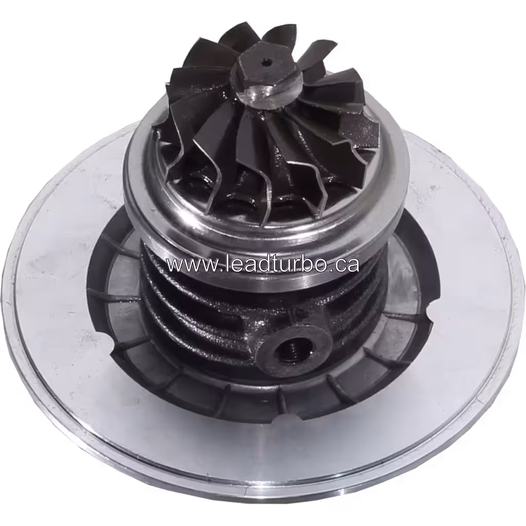 Core turbosprężarki GT2556 433289-0185 do Perkins 1104C-44T bottom 45 degree view