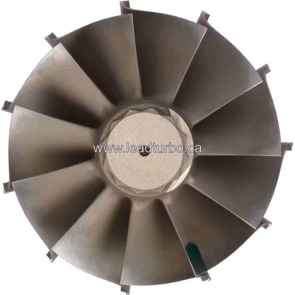 Turbine Wheel 179757 S510C004 – Draufsicht auf Turbinenschaufeln