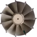 Turbine Wheel 179757 S510C004 – Draufsicht auf Turbinenschaufeln