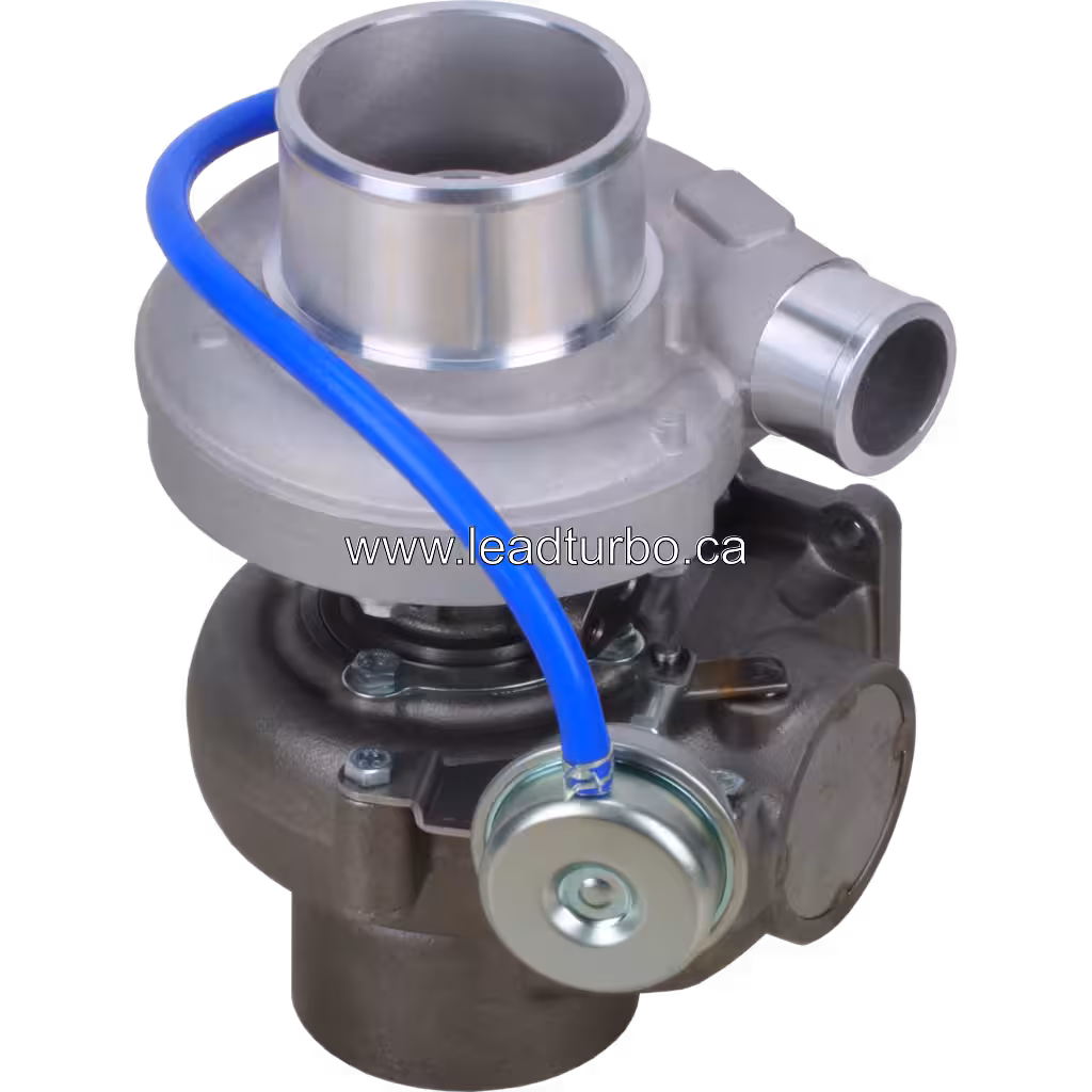 Turbo 167302 com atuador elétrico e fiação visível