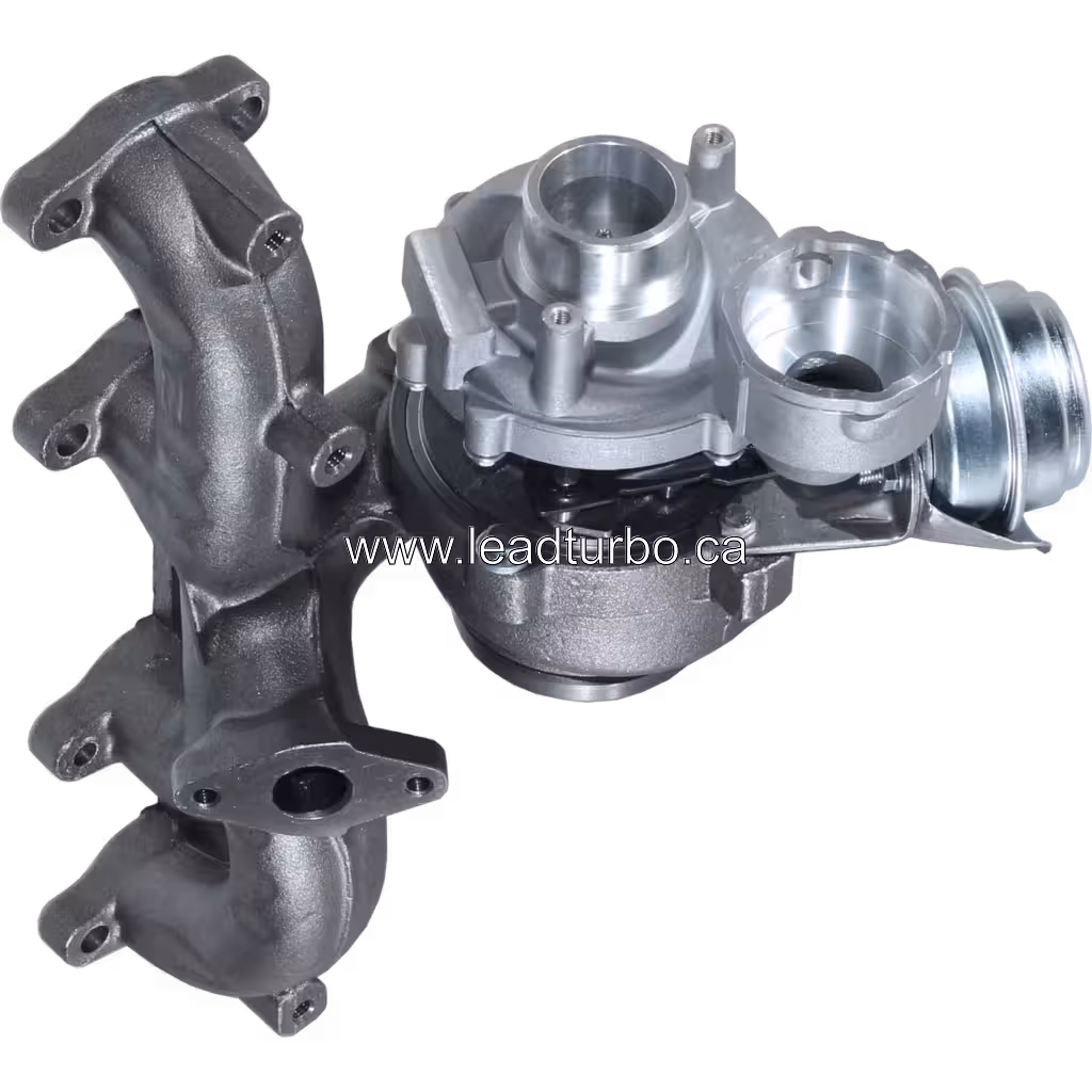 Vue avant du turbocompresseur moteur BJB BKC BXE