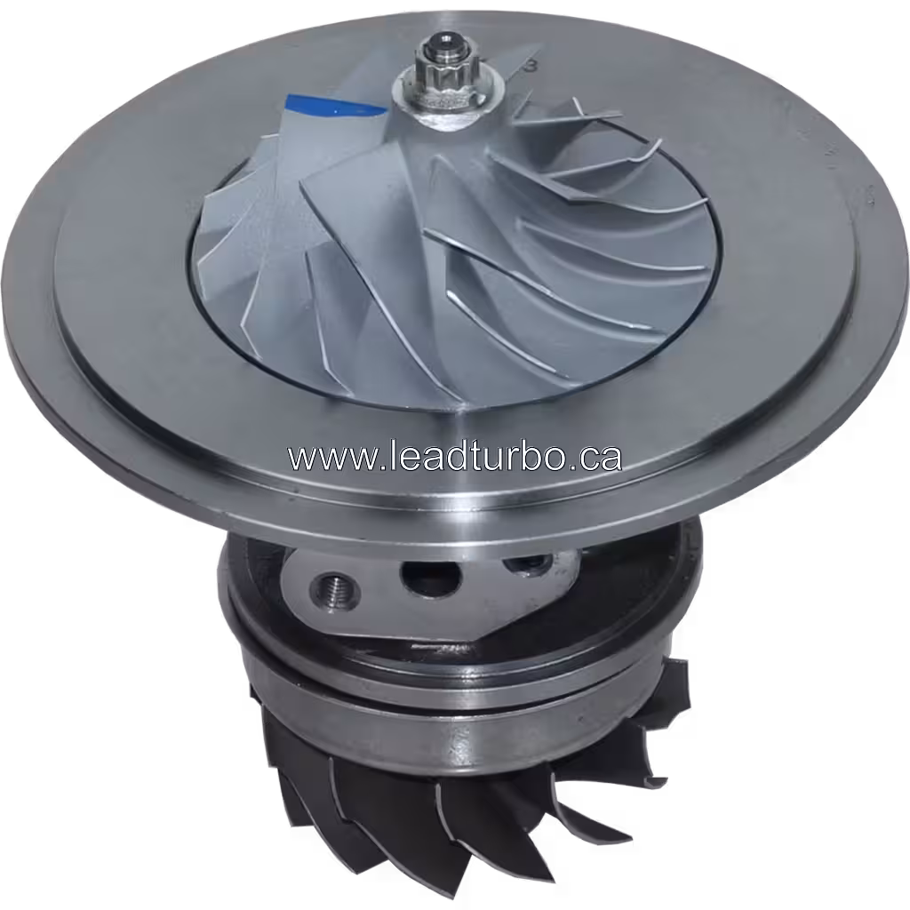 3575203 H2D HX50 Turbocharger Core for Scania DSC11-22 45 degree view