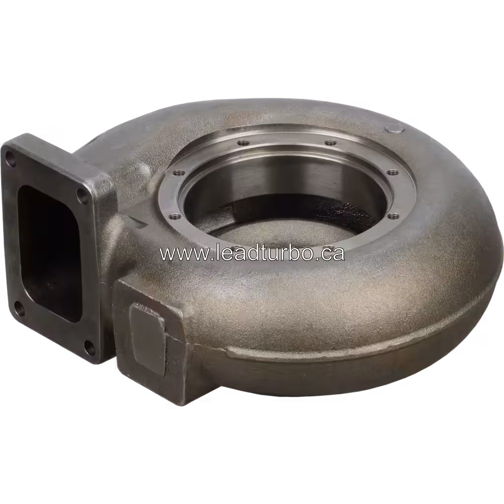 Carcaça do Turbina 3522911A HC5A para Cummins KTA38/K1500E bottom 45 degree view