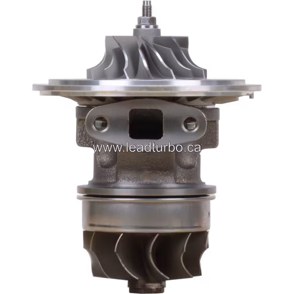 Core turbosprężarki 4N6860 TW4B91 widok z przodu, koło sprężarki i turbiny