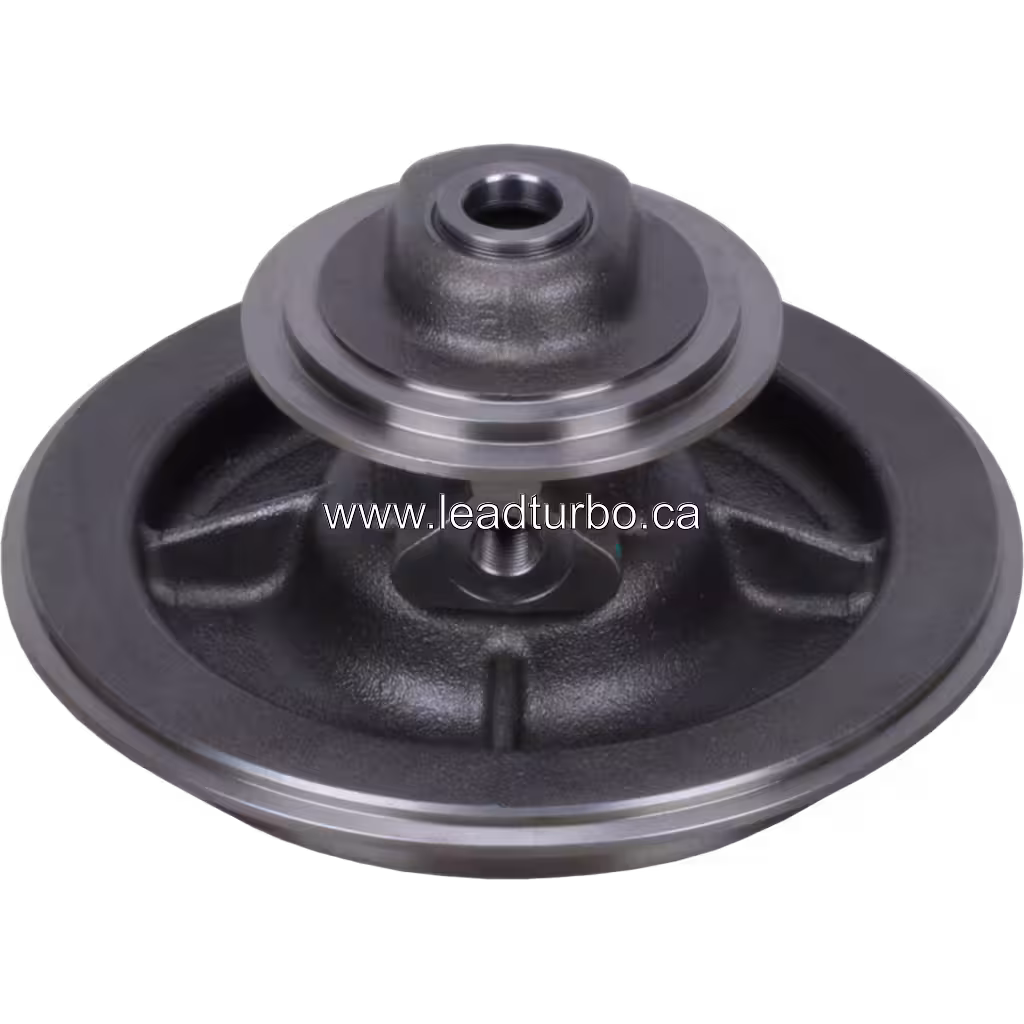 Logement de palier 3533983 pour turbo HX60 Scania DSI14-44 bottom 45 degree view