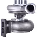 5000693083 S3B Turbolader Frontansicht mit poliertem Kompressorrad