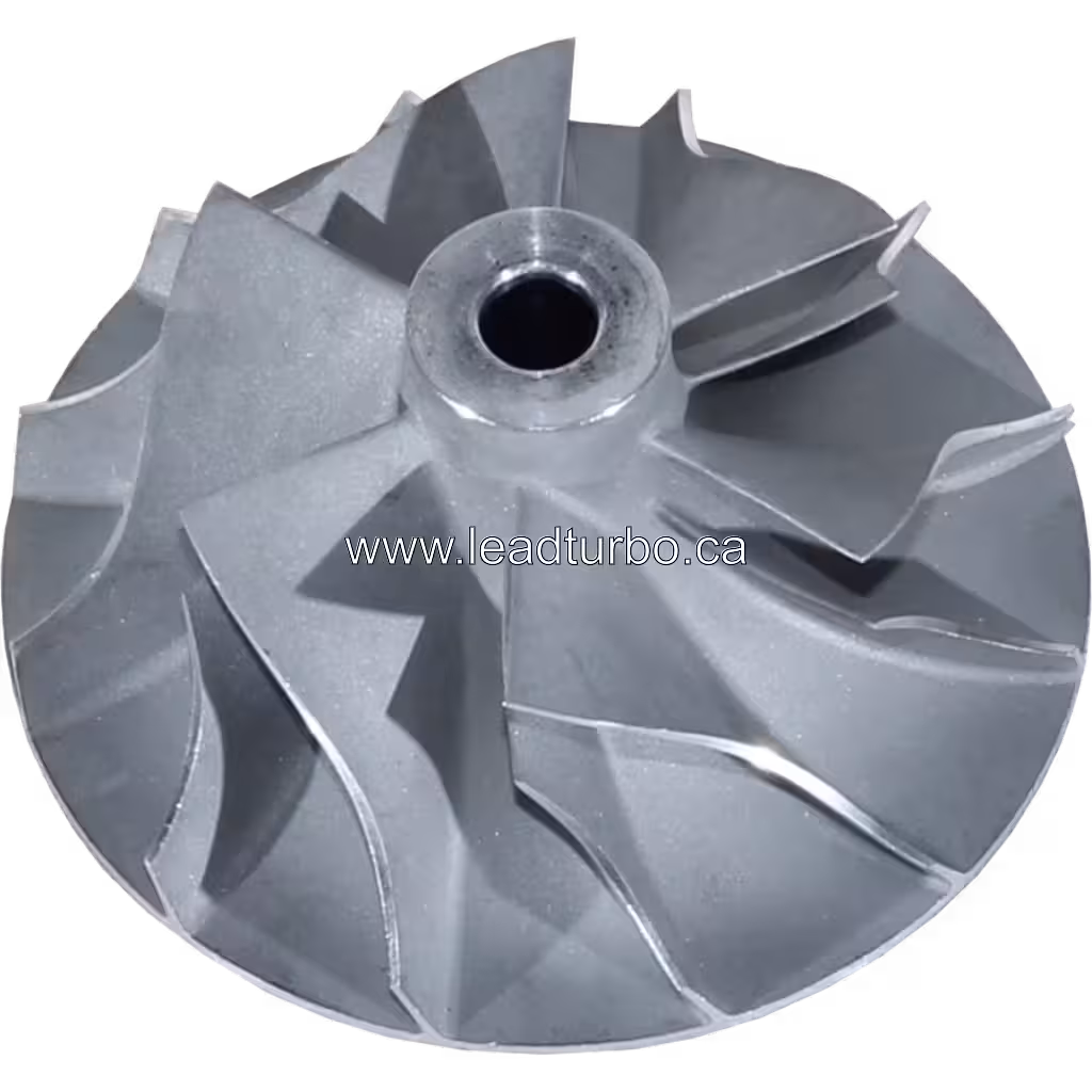 Roue Compresseur Turbo RHE8 24100-3130A CW pour Hino K-13C 45 degree view