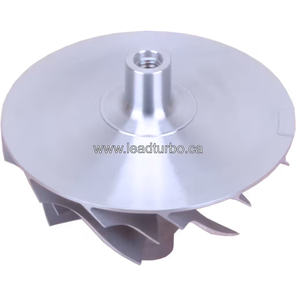 Roue de compresseur 705319-0001 pour turbo GTA5002B CAT bottom 45 degree view