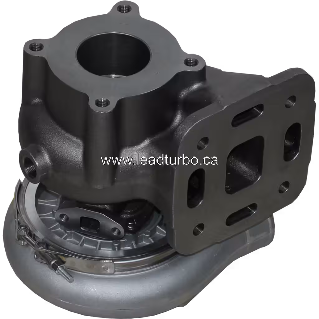 Turbosprężarka 3802595 H1E do Cummins – zamiennik bottom 45 degree view