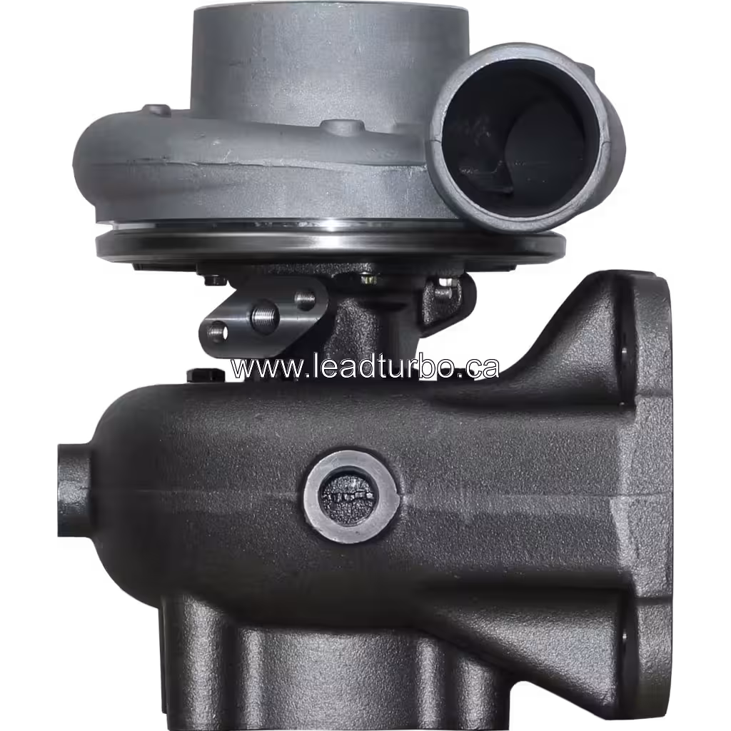 Turbosprężarka 3802595 H1E do Cummins – widok z przodu