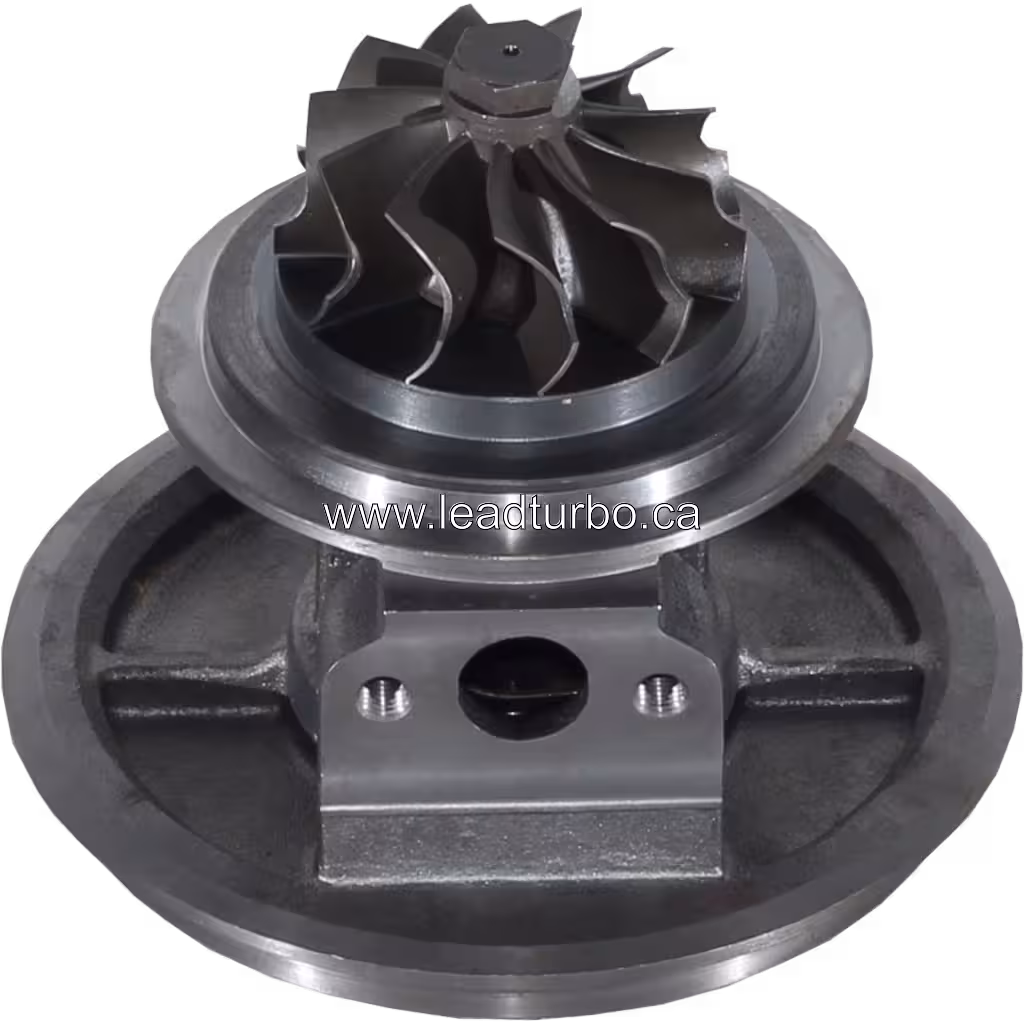 Core турбокомпресора 9N0111 (4LF302) для CAT D6G, D7G, 3306 bottom 45 degree view