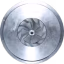 Vista frontal do core de turbocompressor BTG7506 451491-0002 com carcaça central
